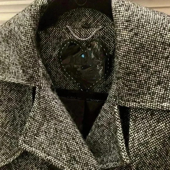 Guess Pleated Detail Wool Blend Coat - Picture 2 of 8